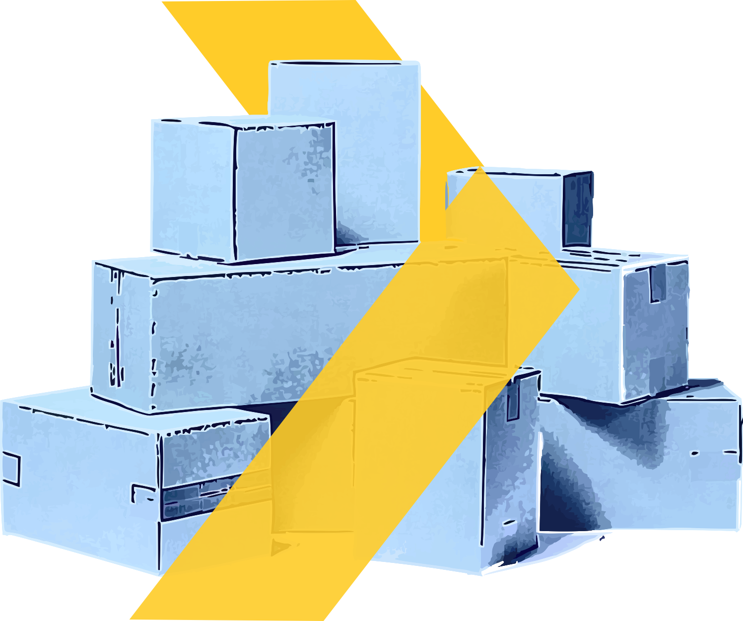 boxes stacked png